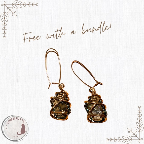 Robert Lee Morris Jewelry - Robert Lee Morris Soho Caged Stone Dangle Earrings
